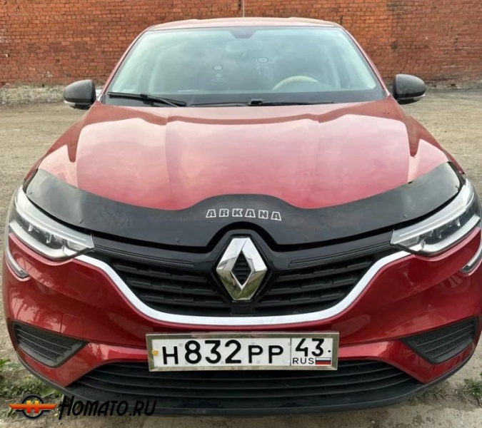 Дефлектор капота мухобойка RENAULT ARKANA (2019-)