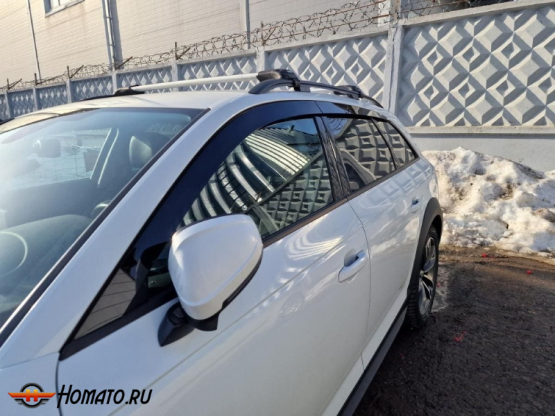 Дефлекторы Ауди А4 Б9 2015+ универсал / Allroad | из 6 частей, премиум, плоские, 2D