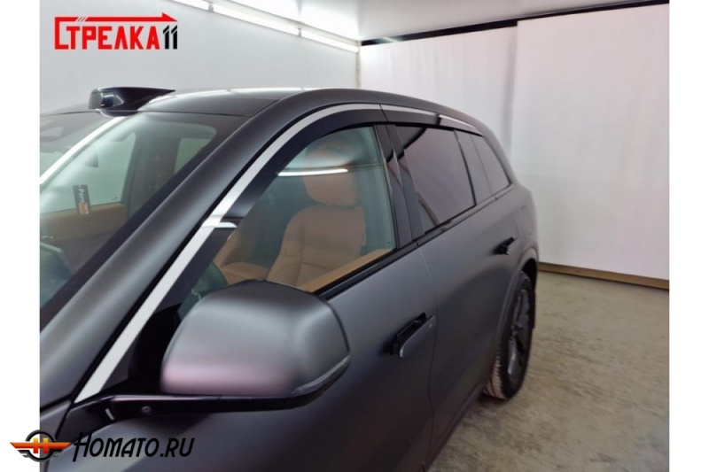 Дефлекторы Ли Л6 2024+ | премиум, плоские, 2D