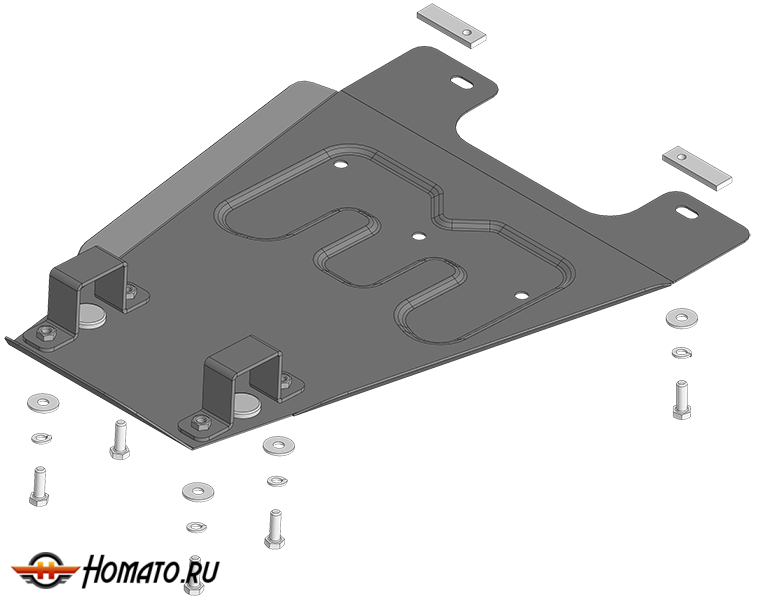 Защита картера Sollers SF1 | КПП, 2 мм, сталь | MOTODOR | 78704