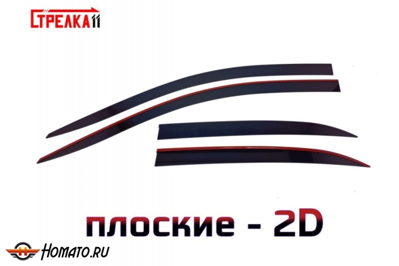 Дефлекторы ORA 03 | премиум, плоские, 2D