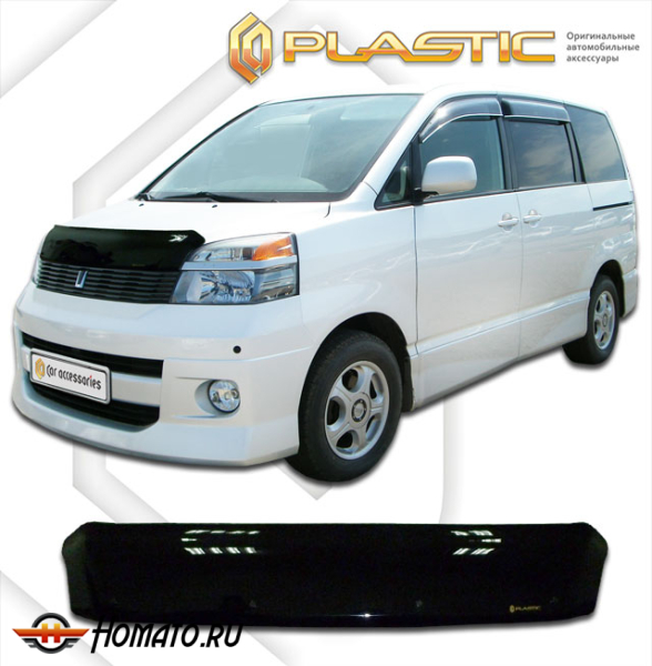 Дефлектор капота Toyota Voxy 1 2001-2007 (AZR60/65G) | черный