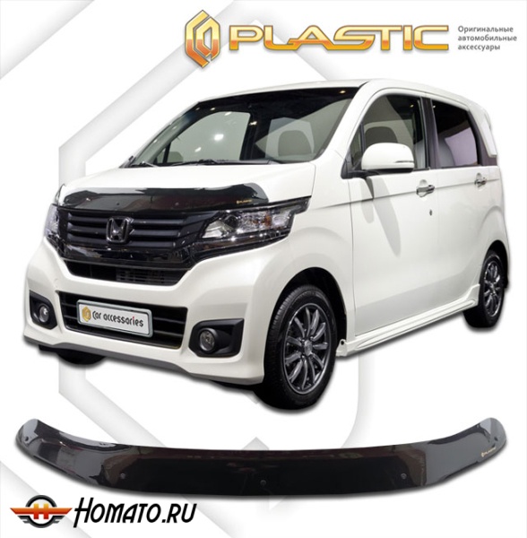 Дефлектор капота Honda N-WGN 1 2013-2016 (JH1, JH2) | черный