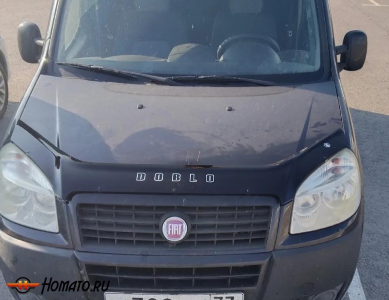 Дефлектор капота мухобойка FIAT DOBLO (2005-2009; рестайлинг)