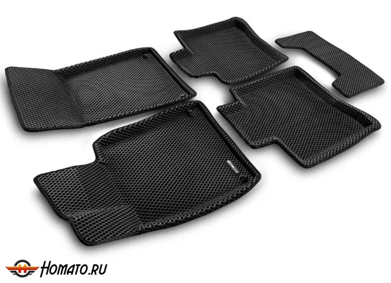 3D EVA коврики Mercedes S W222 2013-2020 | с бортами