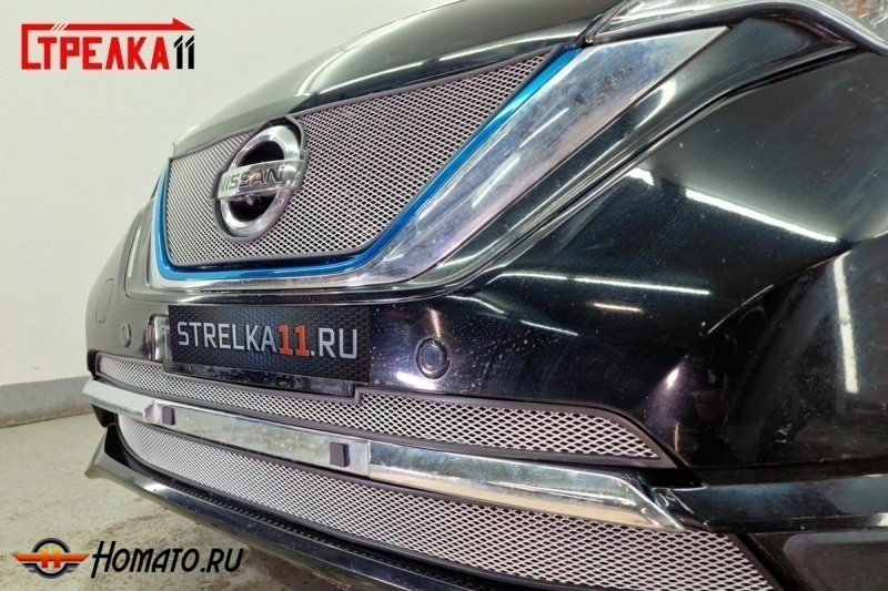 Защита радиатора для Nissan Note 2 2016-2020 рестайлинг | Стандарт