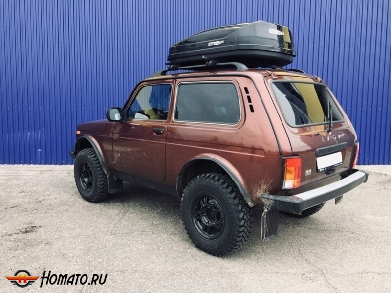 Автобокс MaxBox PRO 430 л | 136x96x42 см, двусторонний