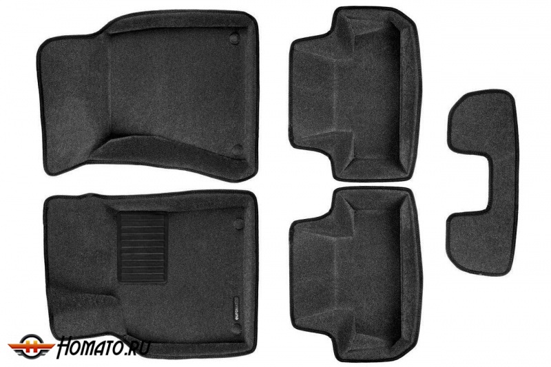 3D коврики для Audi Q5 (8R) 2008-2016 | BUSINESS: 4 слоя