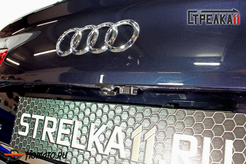 Защита задней камеры Audi A6 (C7) 2010-2014 седан (дорестайл)