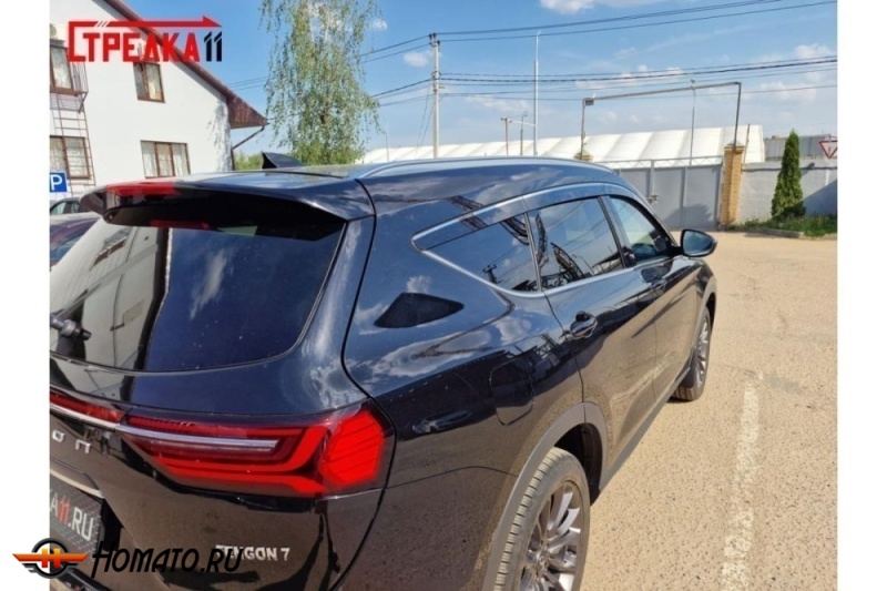 Дефлекторы Dongfeng DFSK ix7 | премиум, плоские, 2D