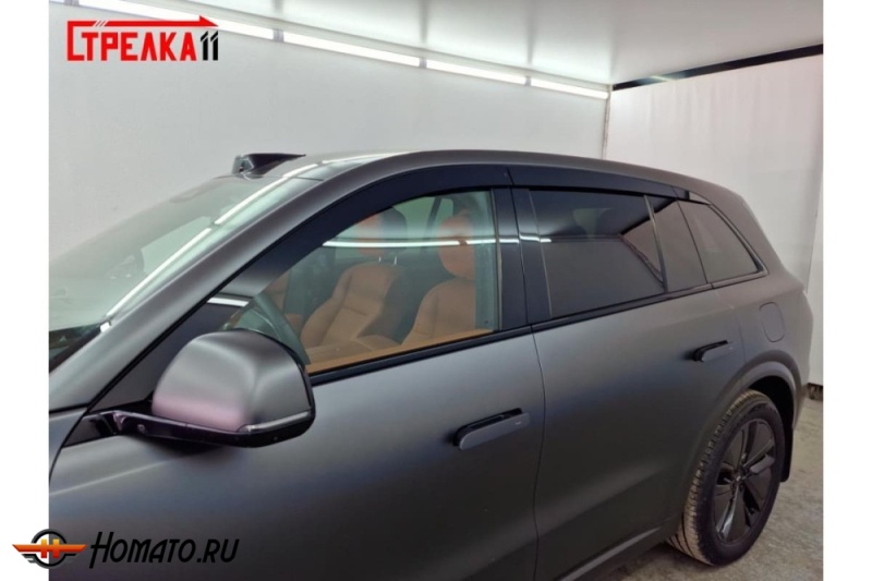Дефлекторы Ли Л6 2024+ | премиум, плоские, 2D