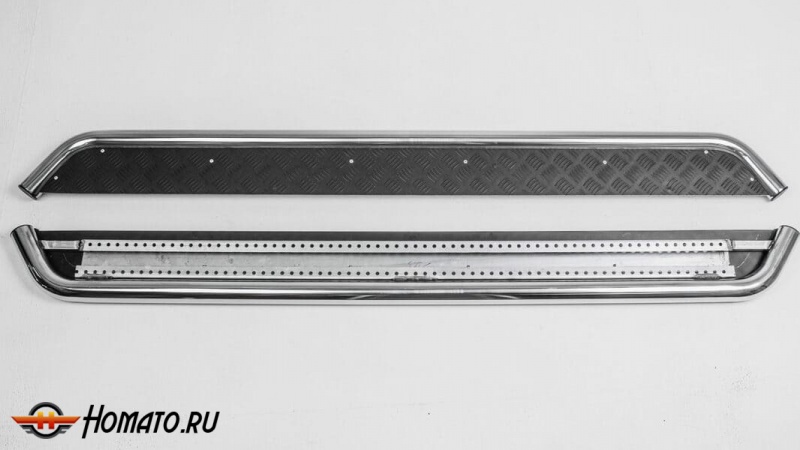 Пороги подножки Belgee X50 | алюминиевые или нержавеющие