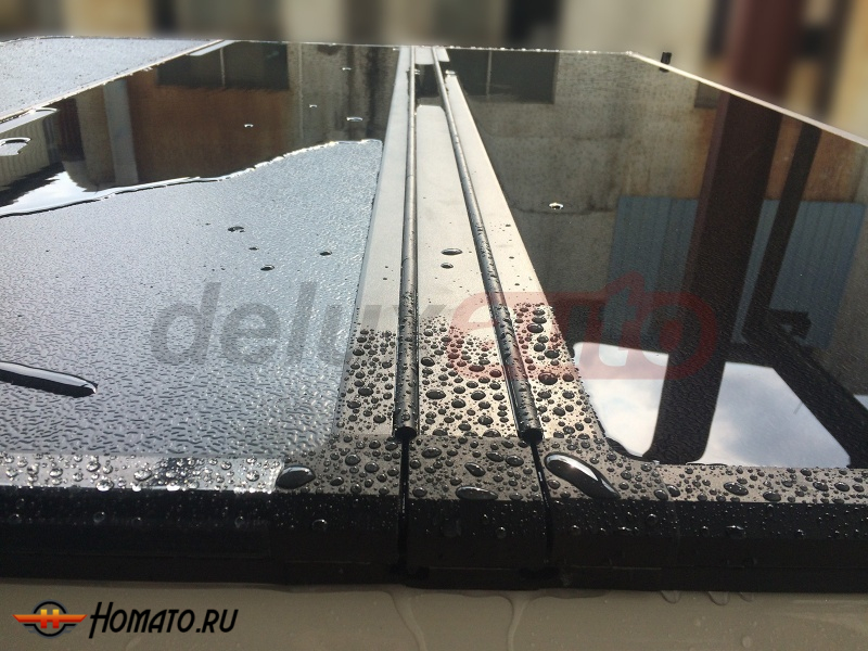 Крышка кузова Foton Tunland G9 | 3 секции, алюминий | длинный кузов 185 см