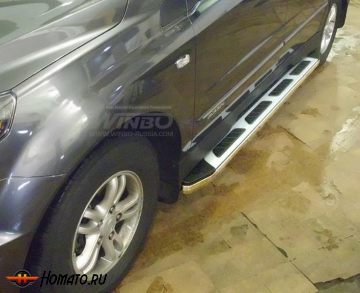 Подножки с кронштейнами на Ford Ranger 3 2012 | серия M15-82