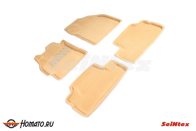 3D коврики Toyota Corolla X (E140,150) 2007-2013 | Премиум | Seintex