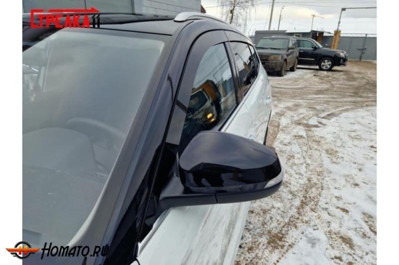 Дефлекторы Skoda Kamiq | премиум, плоские, 2D