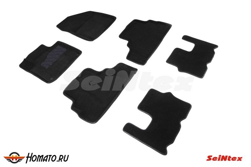 3D коврики Hyundai Santa FE IV 2018+/2021+ | Премиум | Seintex