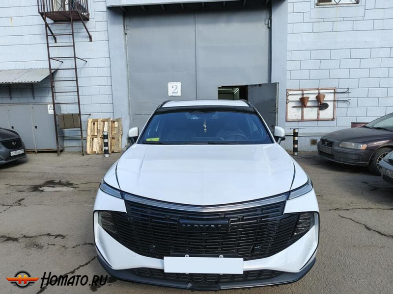 Накладки на передний бампер для Haval F7X 2 2024+ | 2 штуки, декор