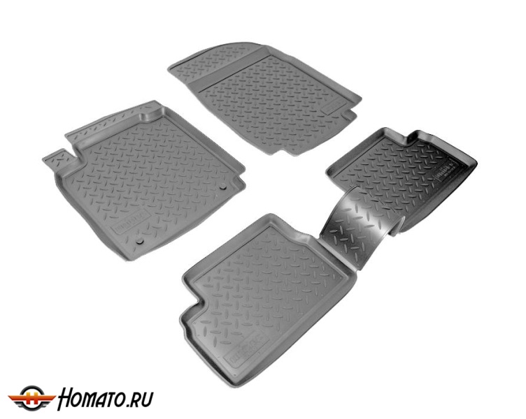 Коврики Nissan Micra 3 2005-2010 | полиуретановые, черные, Norplast