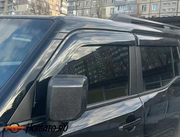 Премиум дефлекторы окон для Toyota Land Cruiser Prado 250 | 4 части
