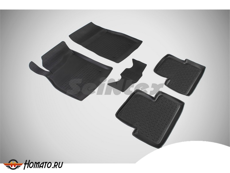 Резиновые коврики Opel Astra J 2010-2017 | с высокими бортами | Seintex