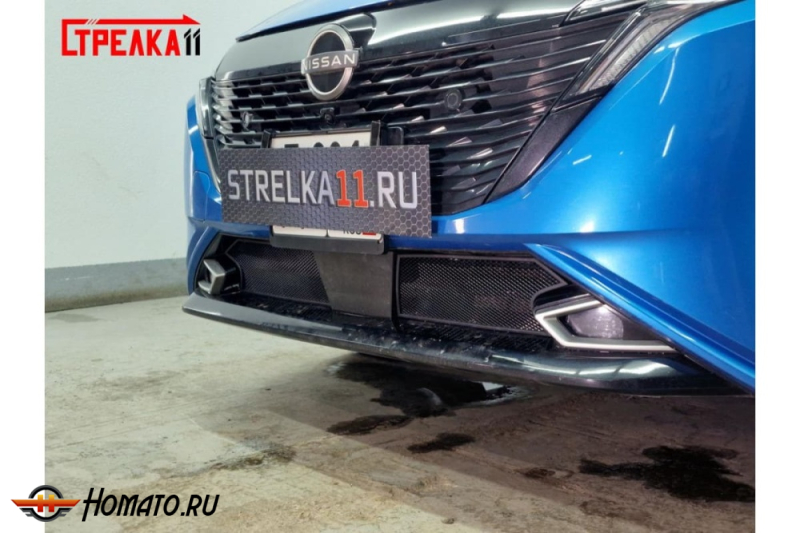 Защита радиатора для Ниссан Аура 2021-2024 дорестайл | Стандарт