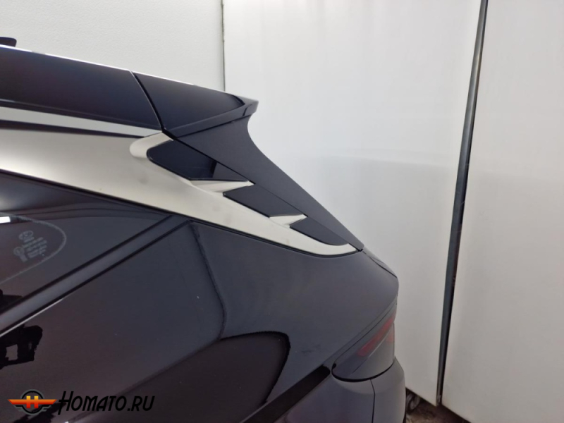 Накладки на задние боковые хром элементы для Хендай Туссан 4 2021+ | 6 штук, декор