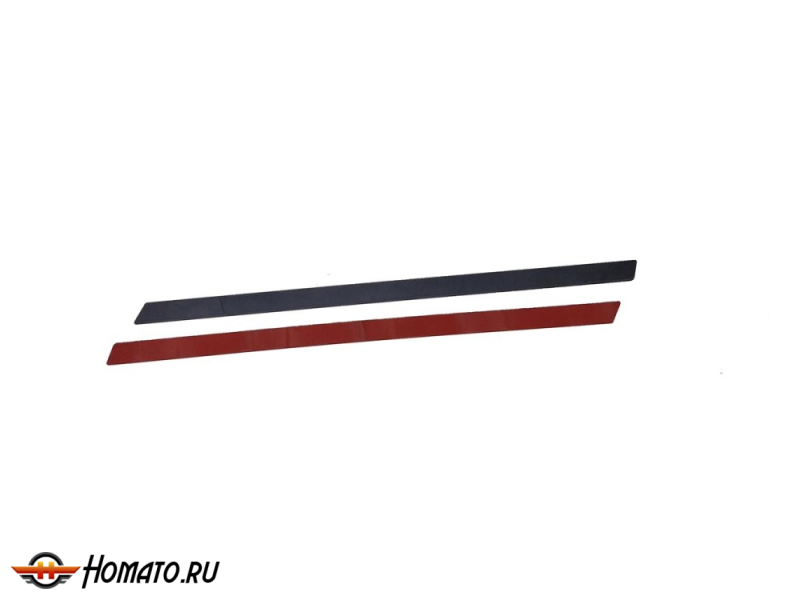 Накладки на задние стойки для KGM Torres | 2 штуки, декор