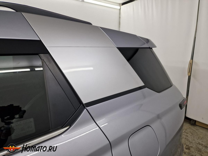 Накладки на задние стойки для KGM Torres | 2 штуки, декор