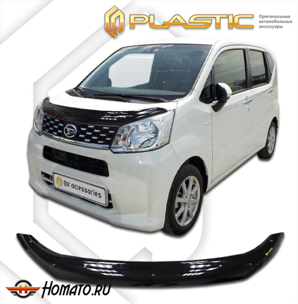 Дефлектор капота Daihatsu Move 2014- | черный