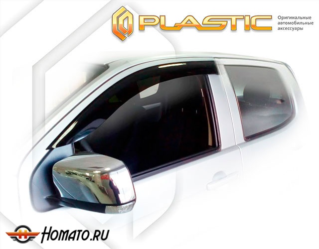 Дефлекторы ветровики Isuzu D-MAX Extended Cab 2013-2021 (RT85)