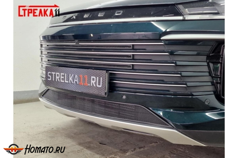 Защита радиатора для Exeed TXL 2024+ рестайл | Стандарт