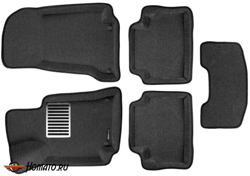 3D коврики для Mercedes E-class (W213) 2016+ | LUX: 5 слоев