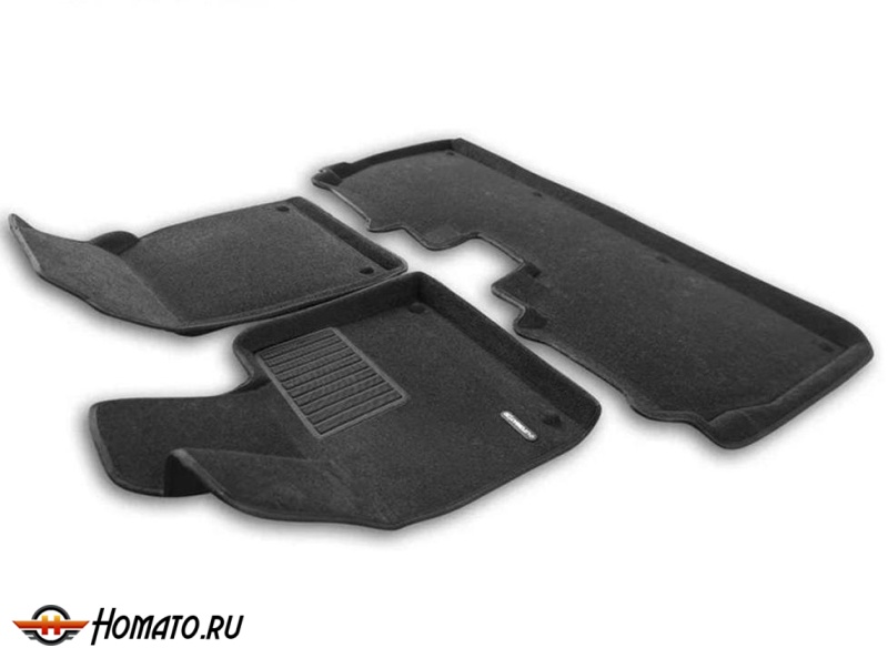 3D коврики для Hongqi E-HS9 2022+ | BUSINESS: 4 слоя