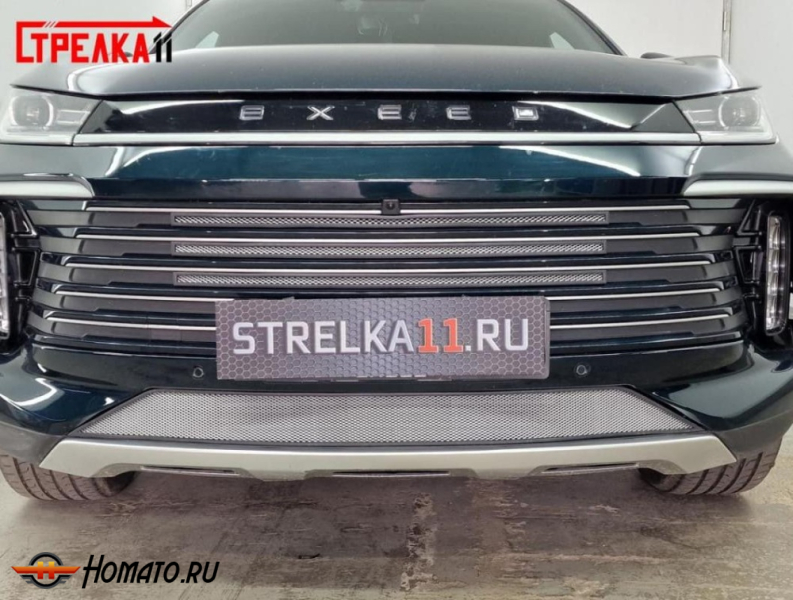 Защита радиатора для Exeed TXL 2024+ рестайл | Стандарт