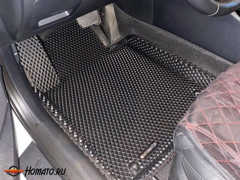 3D EVA коврики БМВ Х6 Ф16 2014-2019 | с бортами