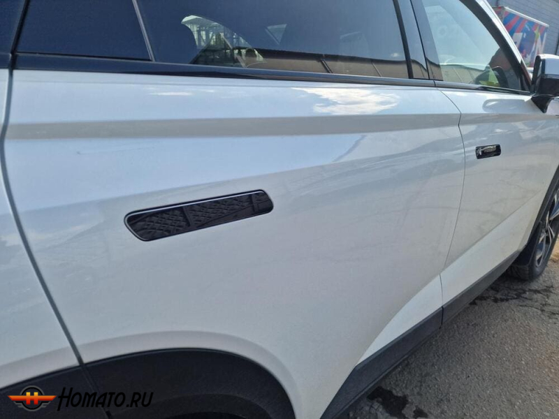 Накладки на ручки дверей для Haval F7x 2 2024+ | 4 штуки, декор