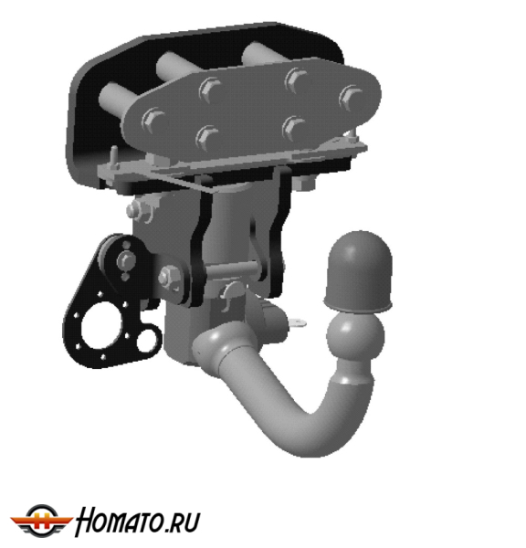 ТСУ фаркоп TOYOTA Land Cruiser J200 2007- | шар D2 | быстросъемный | ORIS | 3012-D2