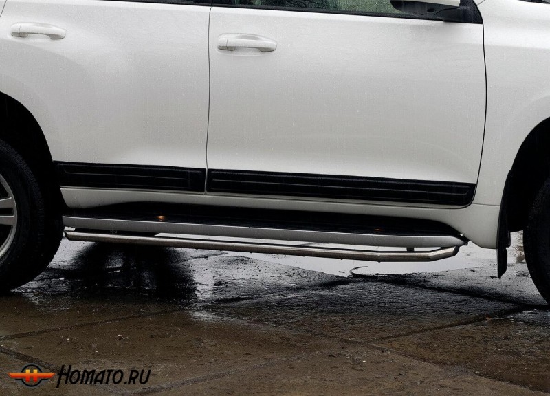 Молдинги на двери Toyota LC Prado 150 2009+/2013+ | глянец (под покраску)