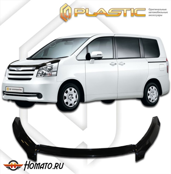 Дефлектор капота Toyota Noah 2 2007-2013 | exclusive, черный