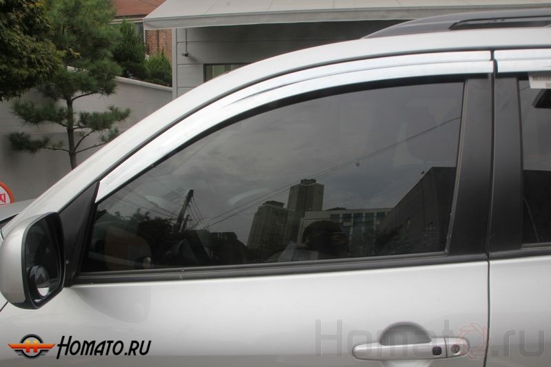 Хром дефлекторы окон Autoclover «Корея» для TOYOTA RAV 4 2006-2012