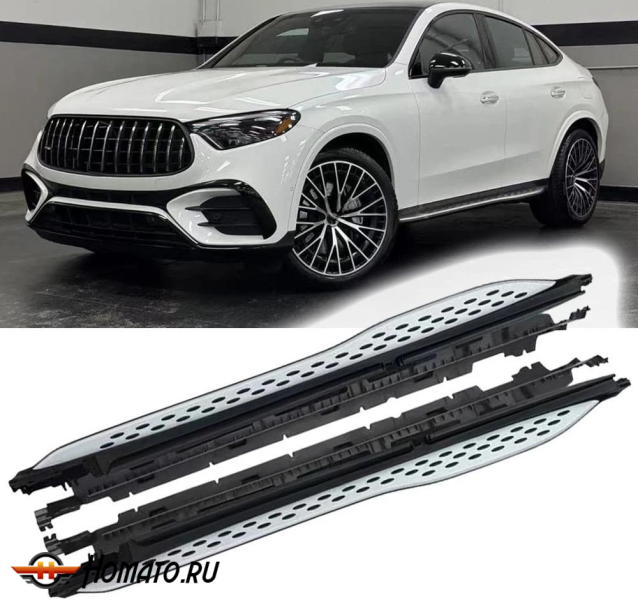 Пороги OEM для Mercedes GLC Coupe (C254) 2023+