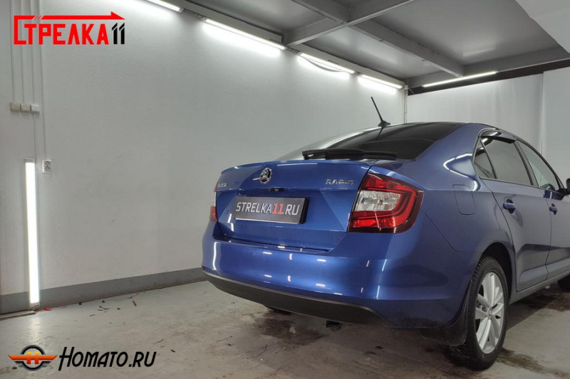 Защита задней камеры SKODA RAPID 1 2017-2020 (ресталинг)