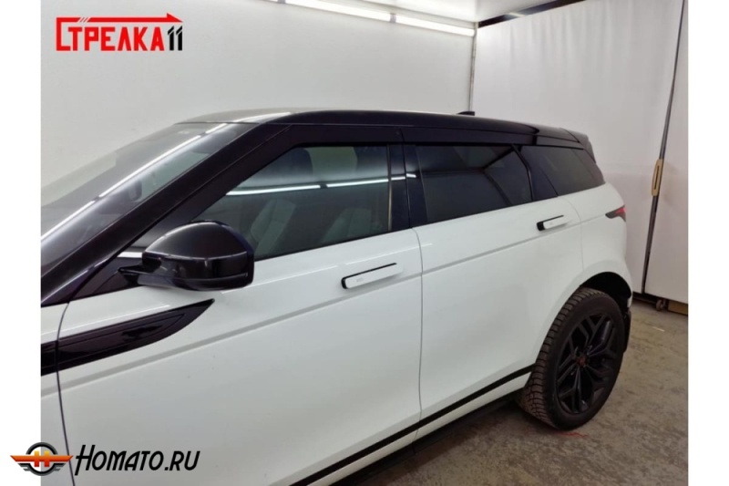 Дефлекторы Range Rover Evoque 2 (L551) 2019+/2023+ | премиум, плоские, 2D