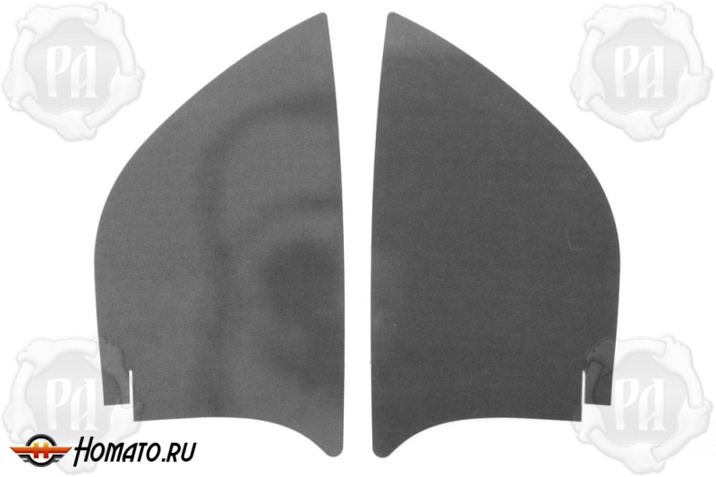 Защитные накладки снизу заднего бампера Ньюстар 001 | шагрень
