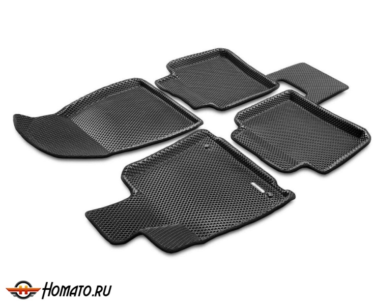 3D EVA коврики Hongqi H5 2023+ | с бортами, Euromat 3D