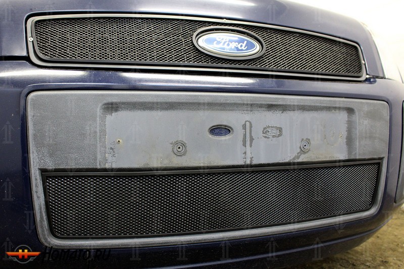 Защита радиатора для Ford Fusion (2005-2012) рестайл | Стандарт