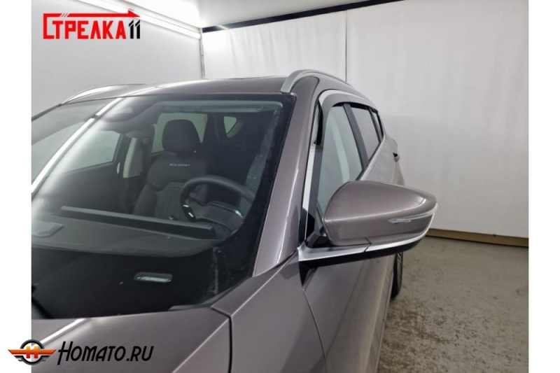 Дефлекторы Jetour X70 Plus | премиум, плоские, 2D