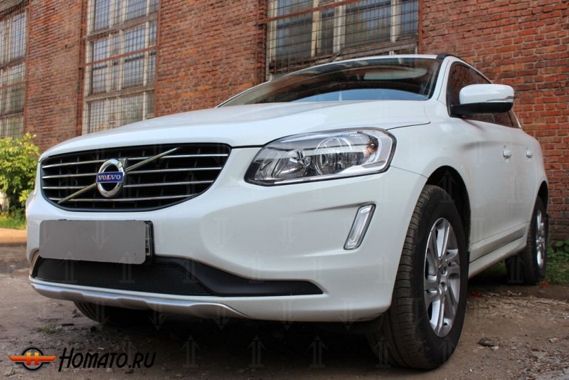 Защита радиатора для Volvo XC60 (2014-2017) рестайл | Премиум