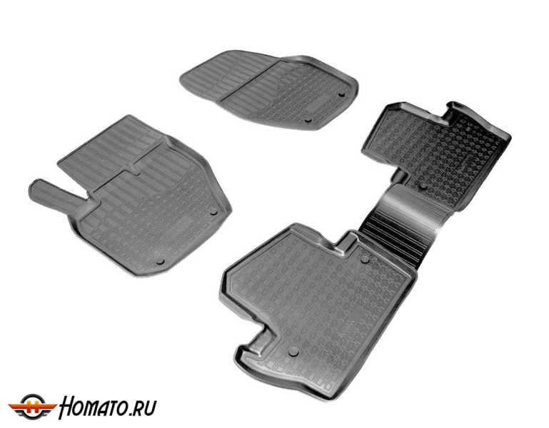 Коврики Volvo V60 2010+ | полиуретановые, черные, Norplast